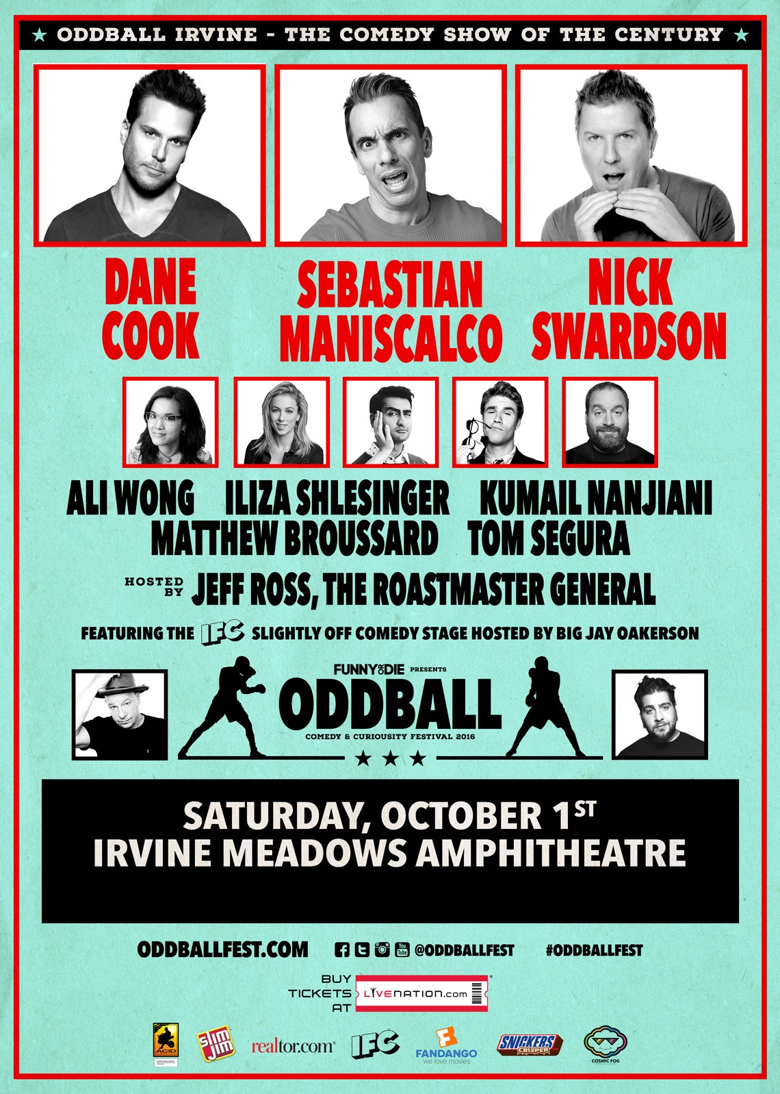 oddball comedy tour 2016