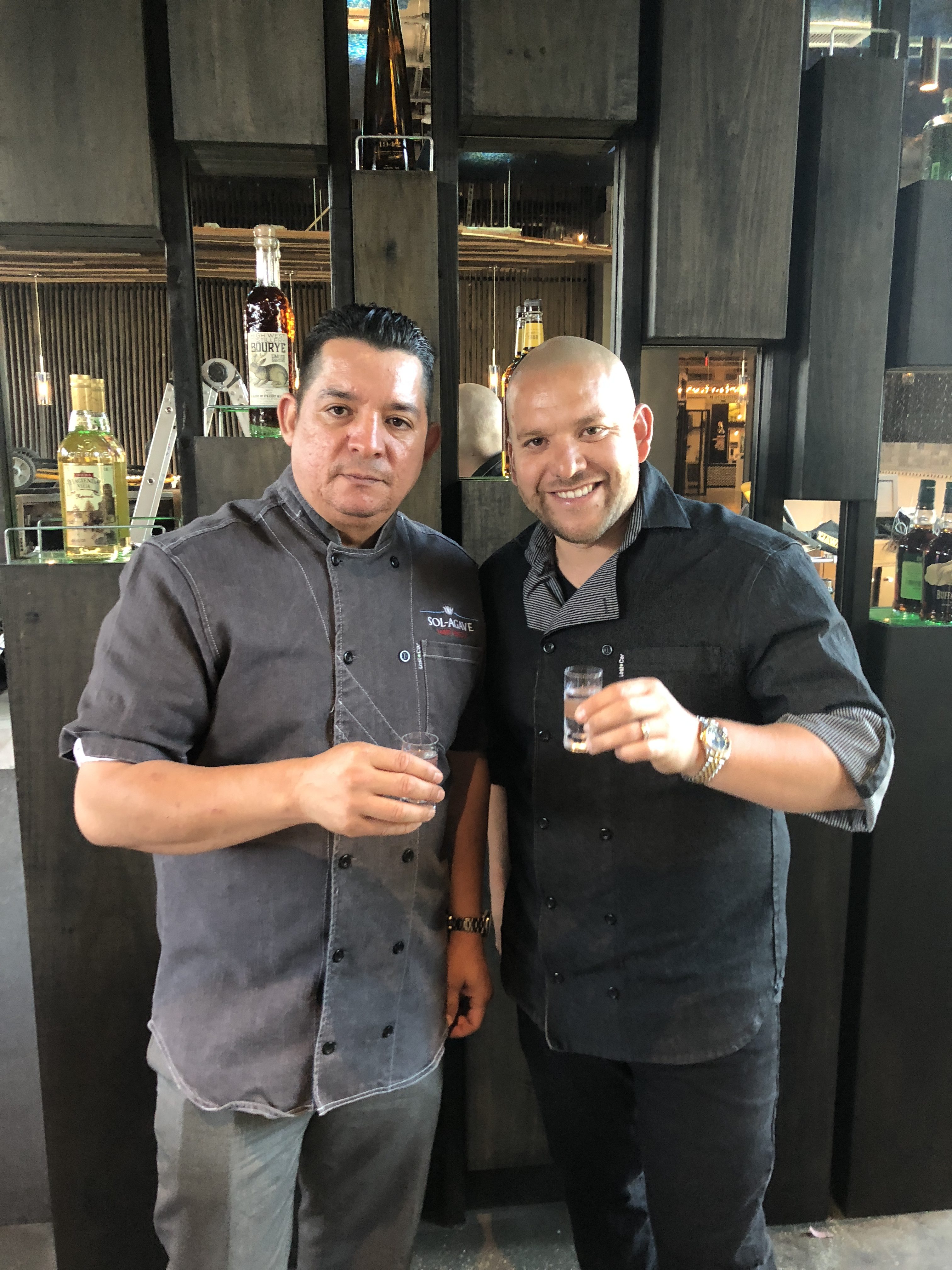 Business partners Velasco and Galvez of the upcoming Sol Agave in Mission Viejo