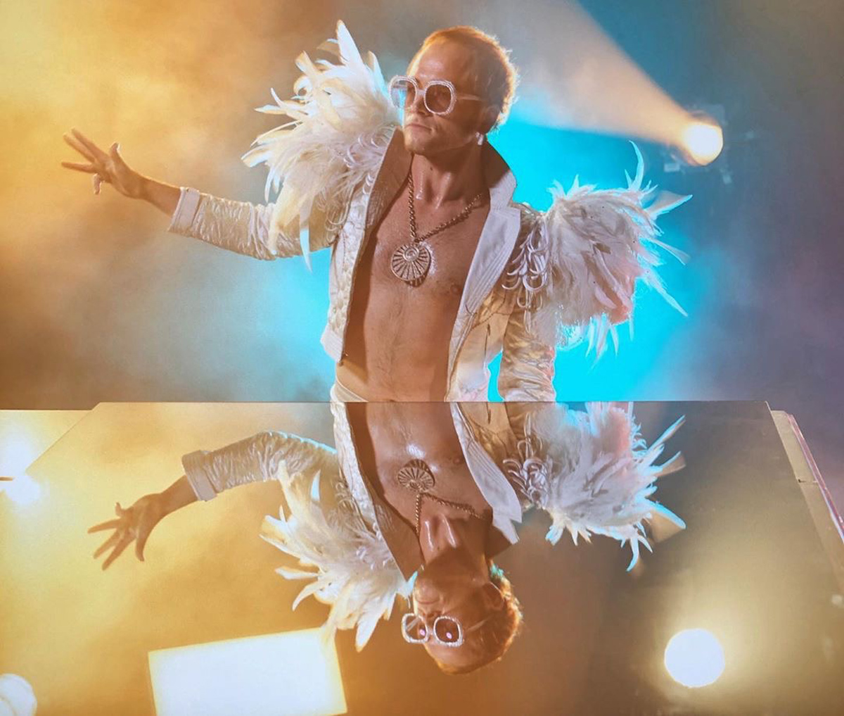 Elton John’s Life Story Is Told In The Stunning Musical Biopic Rocketman Oc Weekly