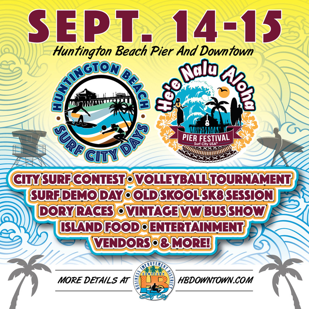 Surf City Days Hee Nalu Aloha Pier Festival Sat 914